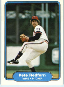 1982 Fleer #559 Pete Redfern VG Minnesota Twins 