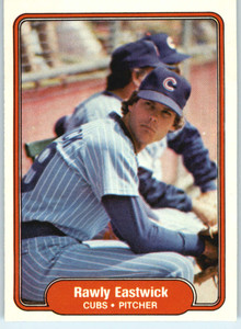 1982 Fleer #596 Rawly Eastwick VG Chicago Cubs 