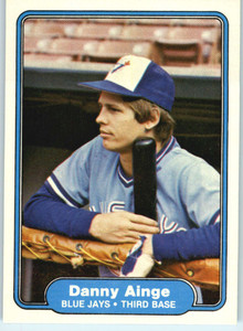 1982 Fleer #608 Danny Ainge VG Toronto Blue Jays 