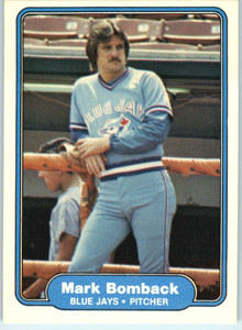 1982 Fleer #610 Mark Bomback VG Toronto Blue Jays 