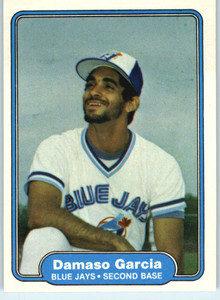 1982 Fleer #613 Damaso Garcia VG Toronto Blue Jays 