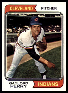 1974 Topps #35 Gaylord Perry VG Cleveland Indians 