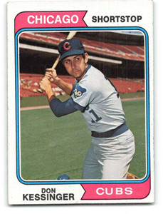 1974 Topps #38 Don Kessinger VG Chicago Cubs 