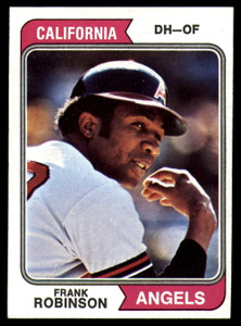 1974 Topps #55 Frank Robinson VG California Angels 