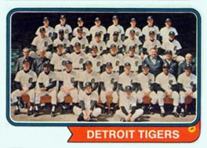 1974 Topps #94 Tigers Team VG Detroit Tigers 