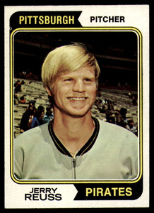 1974 Topps #116 Jerry Reuss VG Pittsburgh Pirates 