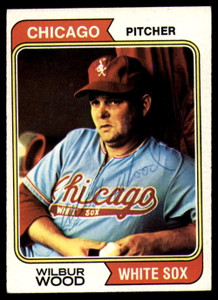1974 Topps #120 Wilbur Wood VG Chicago White Sox 