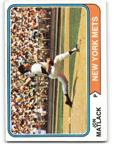 SOLD 98371 1974 Topps #153 Jon Matlack VG New York Mets 