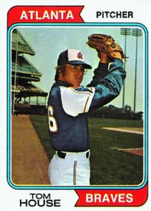 1974 Topps #164 Tom House VG Atlanta Braves 