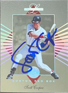 Scott Cooper Autographed 1994 Leaf Limited #8