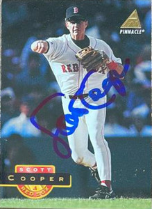 Scott Cooper Autographed 1994 Pinnacle #72