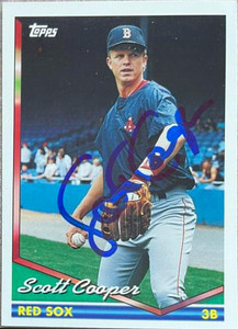 Scott Cooper Autographed 1994 Topps #235