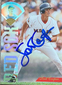 Scott Cooper Autographed 1995 Leaf #155