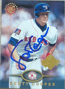 Scott Cooper Autographed 1995 Stadium Club - Super Team World Series #328