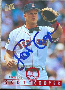Scott Cooper Autographed 1995 Fleer Ultra #261