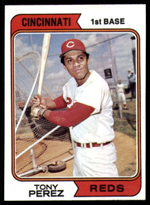 1974 Topps #230 Tony Perez VG Cincinnati Reds 