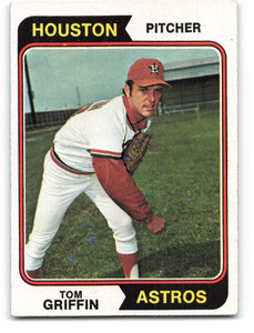 1974 Topps #256 Tom Griffin VG Houston Astros 