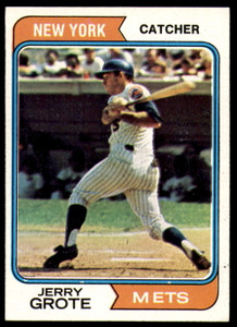 1974 Topps #311 Jerry Grote VG New York Mets 