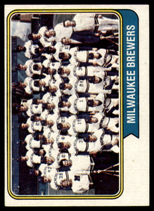 1974 Topps #314 Brewers Team VG Milwaukee Brewers 