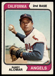 1974 Topps #347 Sandy Alomar Sr. VG California Angels 