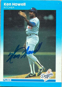 Ken Howell Autographed 1987 Fleer #443