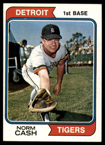 1974 Topps #367 Norm Cash VG Detroit Tigers 