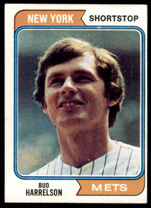 SOLD 98605 1974 Topps #380 Bud Harrelson VG New York Mets 