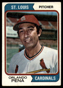 1974 Topps #393 Orlando Pena VG St. Louis Cardinals 