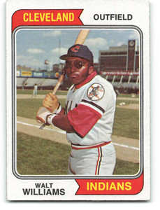 1974 Topps #418 Walt Williams VG Cleveland Indians 