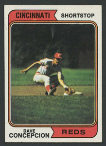 1974 Topps #435 Dave Concepcion VG Cincinnati Reds 