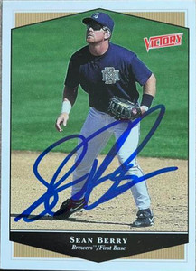 Sean Berry Autographed 1999 Upper Deck Victory #214
