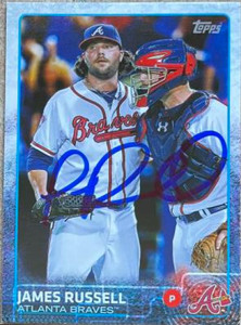 James Russell Autographed 2015 Topps Mini #255