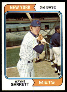 1974 Topps #510 Wayne Garrett VG New York Mets 