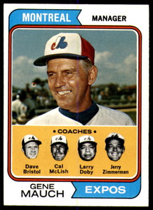 1974 Topps #531 Gene Mauch MG VG Montreal Expos 