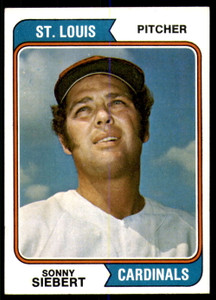 1974 Topps #548 Sonny Siebert VG St. Louis Cardinals 