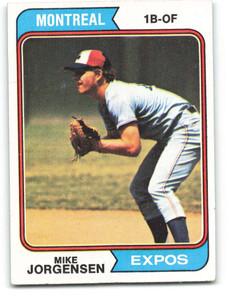 1974 Topps #549 Mike Jorgensen VG Montreal Expos 