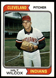 1974 Topps #565 Milt Wilcox VG Cleveland Indians 