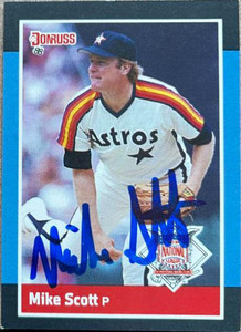 Mike Scott Autographed 1988 Donruss All-Stars #40