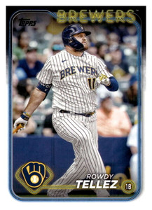 2024 Topps #343 Rowdy Tellez NM-MT Milwaukee Brewers 