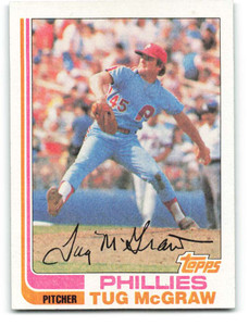 1982 Topps #250 Tug McGraw VG Philadelphia Phillies 