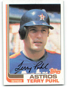 1982 Topps #277 Terry Puhl VG Houston Astros 