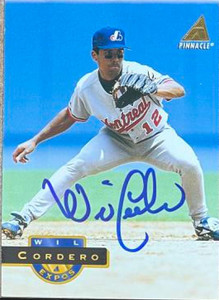 Wil Cordero Autographed 1994 Pinnacle #89