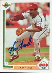 Ken Howell Autographed 1991 Upper Deck  #488