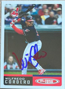 Wil Cordero Autographed 2002 Topps Total #488