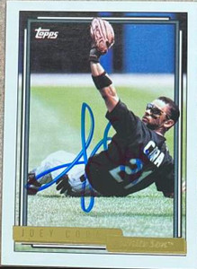 Joey Cora Autographed 1992 Topps Gold #302