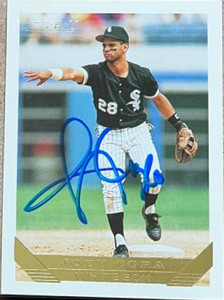 Joey Cora Autographed 1993 Topps Gold #122