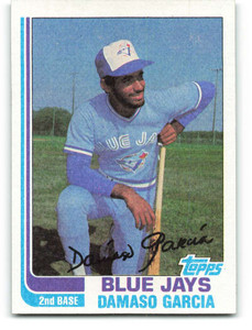 1982 Topps #596 Damaso Garcia VG Toronto Blue Jays 