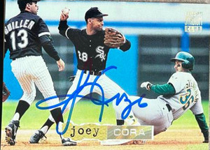 Joey Cora Autographed 1994 Stadium Club Golden Rainbow #100