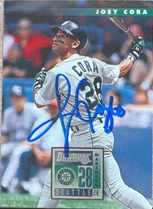 Joey Cora Autographed 1996 Donruss #259