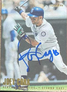 Joey Cora Autographed 1996 Fleer #234